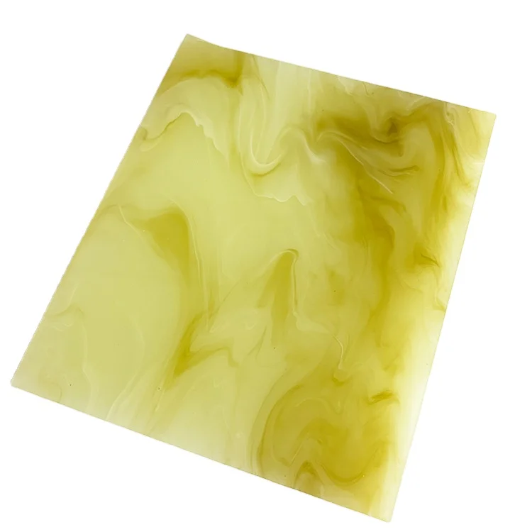 Wholesale 3mm PPMA cast plastic 4ft x 8ft cast Translucent stone acrylic sheet Marble Acrylic Sheet