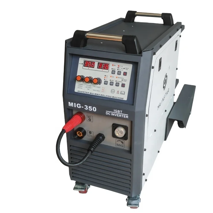 Mainstar мульти синергический сварочный аппарат Mig Soldadura Maquina de soldar 350 400 с тележкой