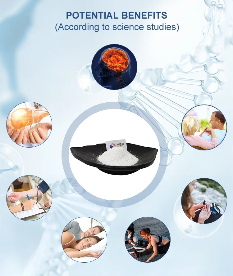 NAD Nicotinamide Adenine Dinucleotide Powder Bulk for Anti-Aging Supplement