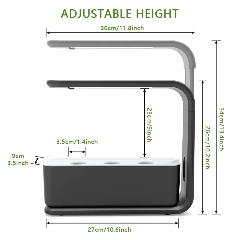 Vertak Garden Smart Garden Vertical Planters Hydroponic Greenhouse System Grow Kit Watering Plant Pot For Home