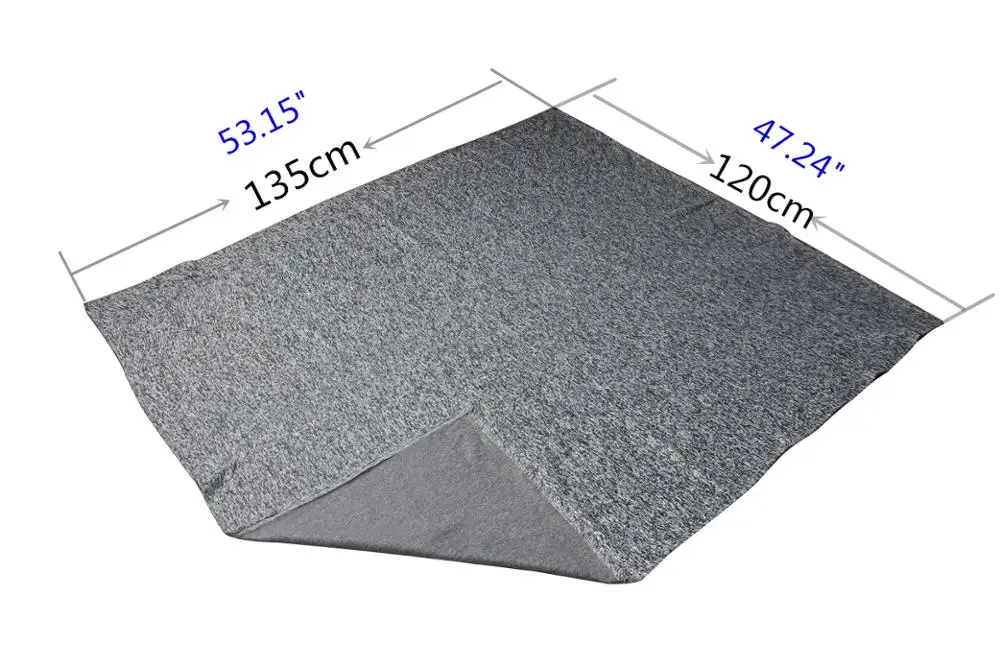 Клиент 100% полиэстер катионное Флисовое одеяло для офиса и обеденного перерыва