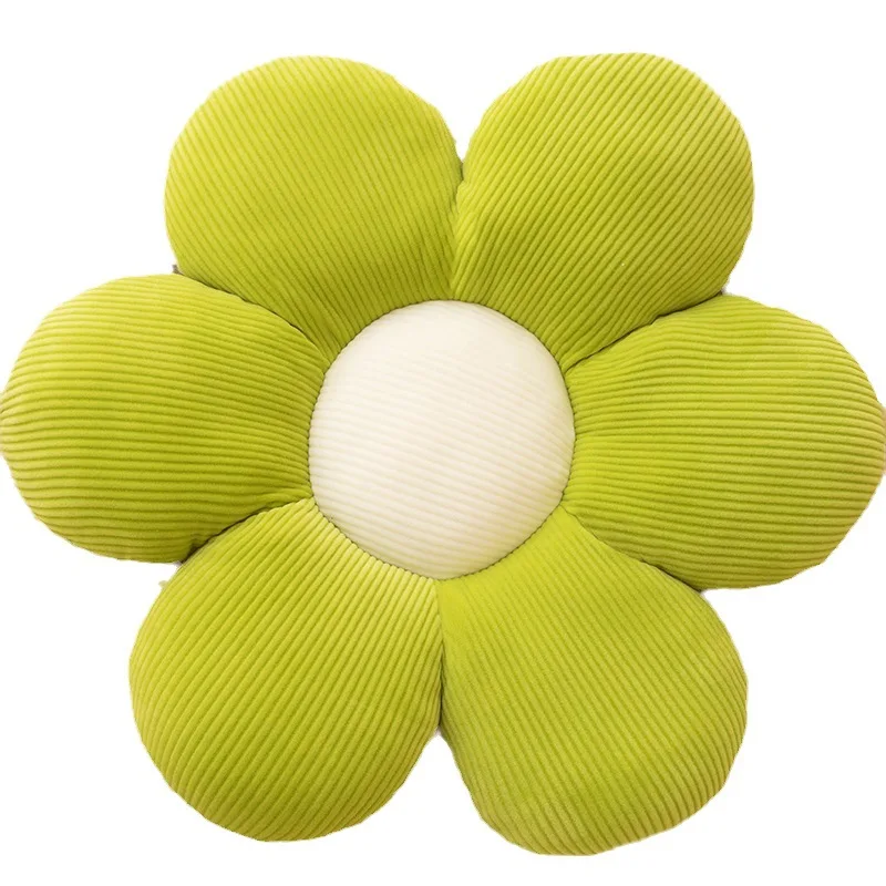Decorative Room Butt Seat Floor Cushion Stuffed Pillow Lavender Flower Shaped Throw Pillows for Home