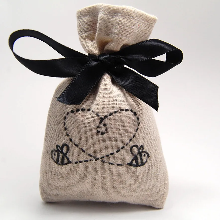 Custom Flower Scents Lavender Rose Fresh Scent Petal Sachet Home Decorative Cloth Bags Air Freshener Scented Sachets