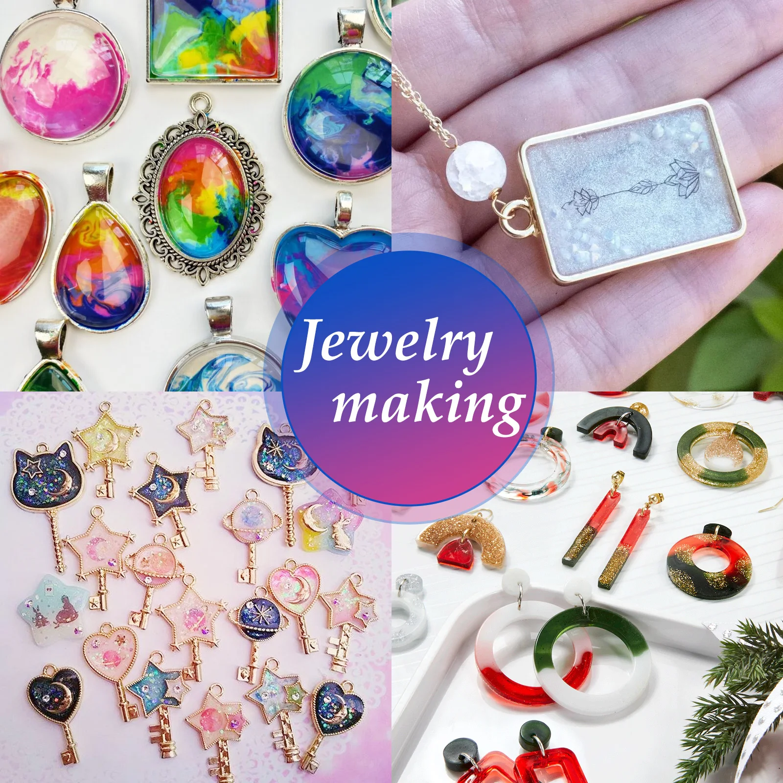 50g uv led gel supplies crystal clear jewelry uv epoxy resin