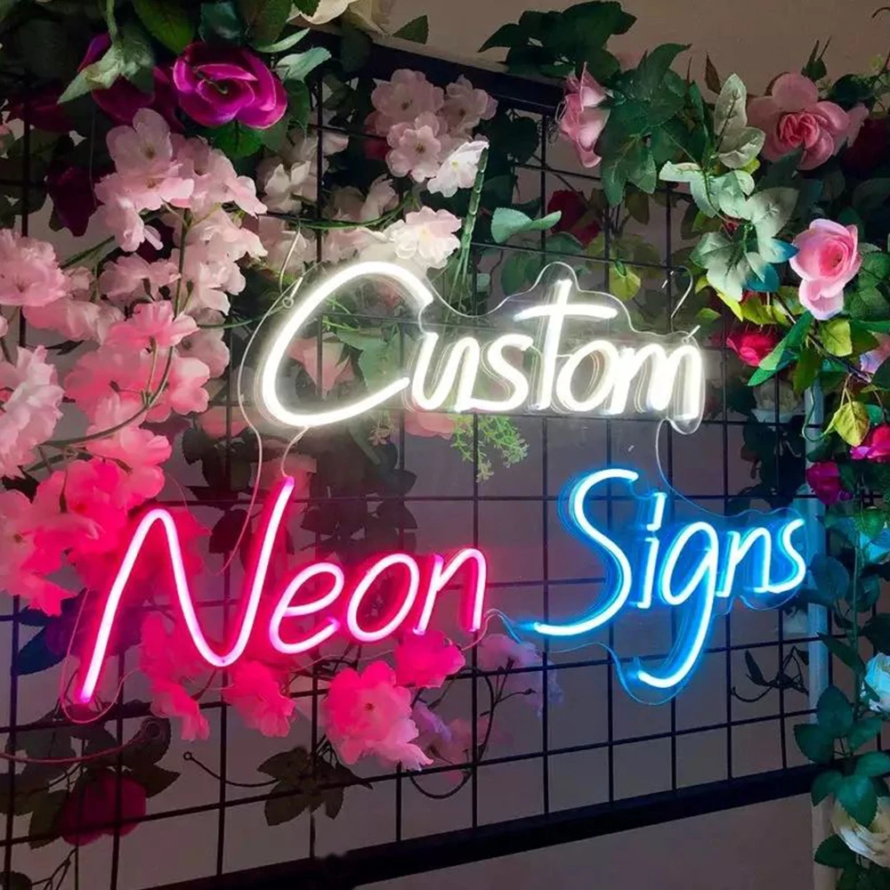 Free sample Custom led light girls neon sign NO MOQ electronic signs for room birthday party home wedding decor