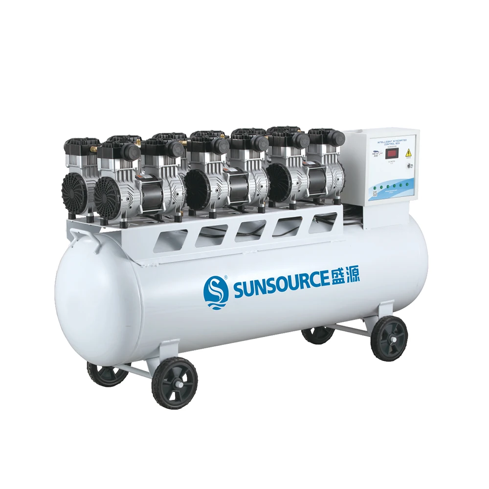Chinese Air Compressor High Pressure 300 Liter 380V Industrial 8Bar 116PSI Oil Free Air Compressor