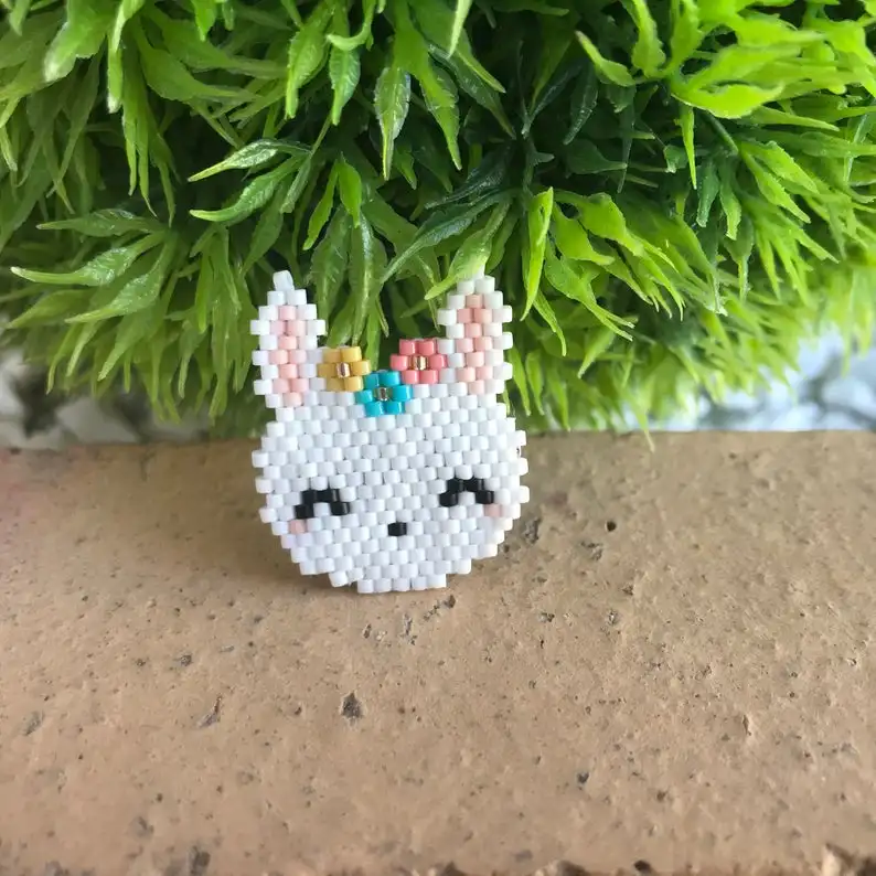 Factory Wholesale Handmade Fashion Miyuki Brooch
