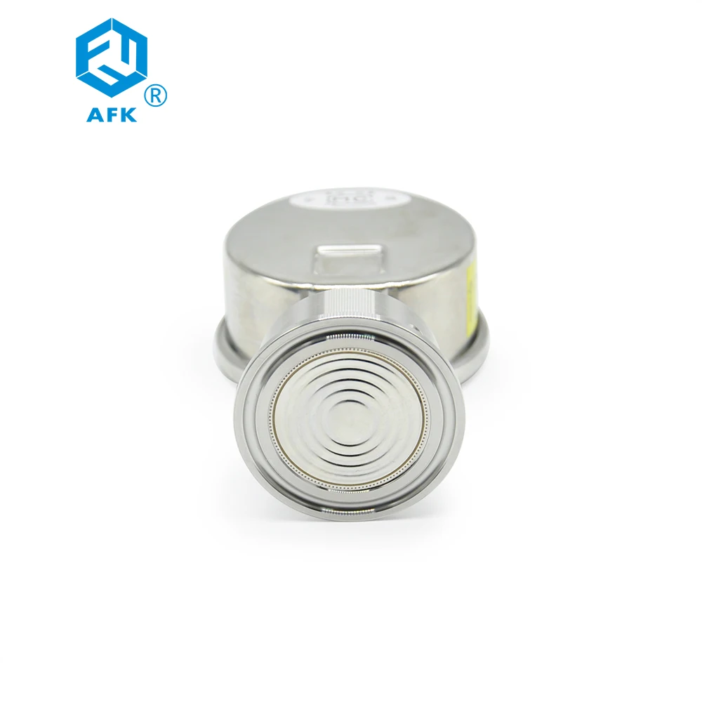 Stainless Steel Hygienic Diaphragm Pressure Gauge Accuracy 2.5% Vibration Resistant