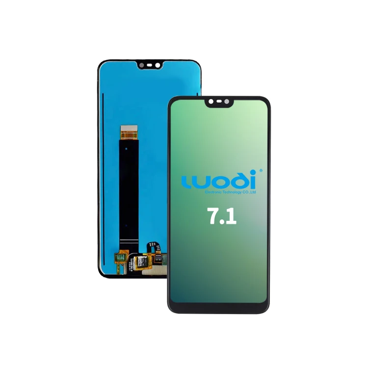 Mobile Phone Black LCD Display Touch Screen Assembly Original New For Nokia 7 Plus