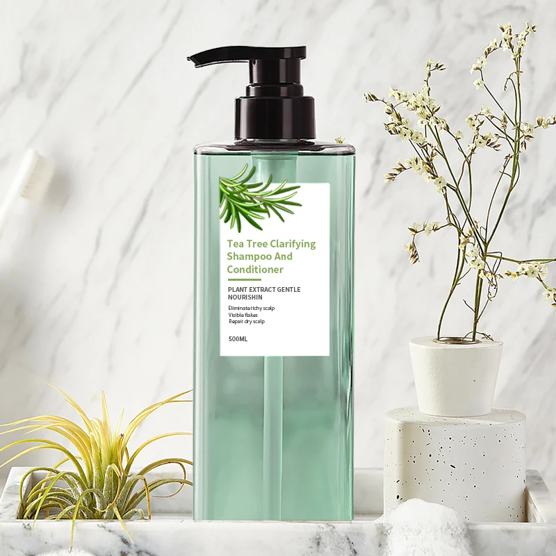 Wholesale Private Label Scalp Color Protection Argan Oil Sulphate Free Organic Tea Tree  Growth Hair Shampoo