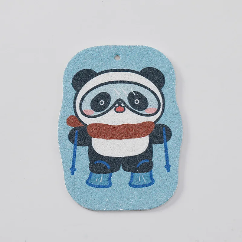 Wood pulp cotton dishwashing cloth does not stain oil Sponge cleaning dishes dishwashing cloth Brush pot