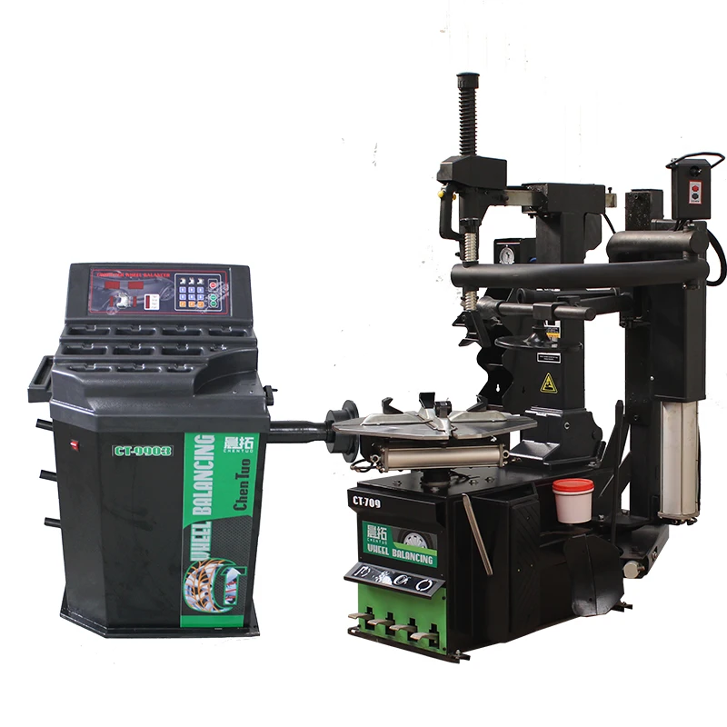 High quality tire equipment combos cheap tire changer and balancing machine combo