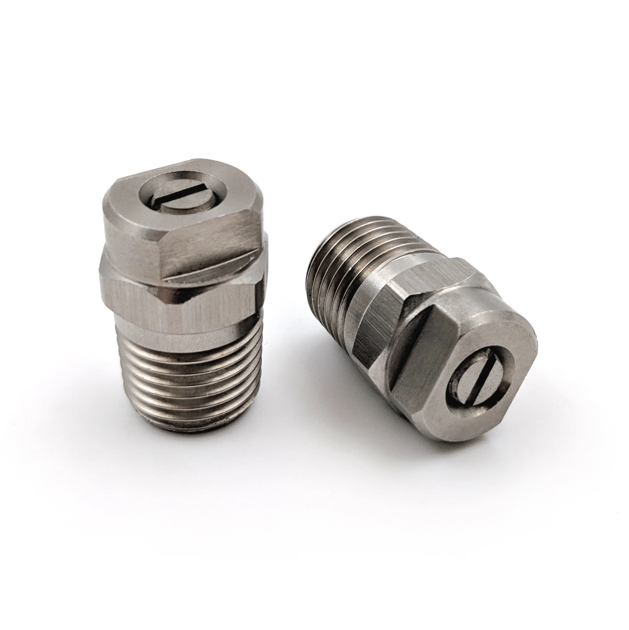 1/4 MEG Stainless Steel High Pressure Washing 1/4 Thread Flat Fan Nozzle for Surface Cleaners