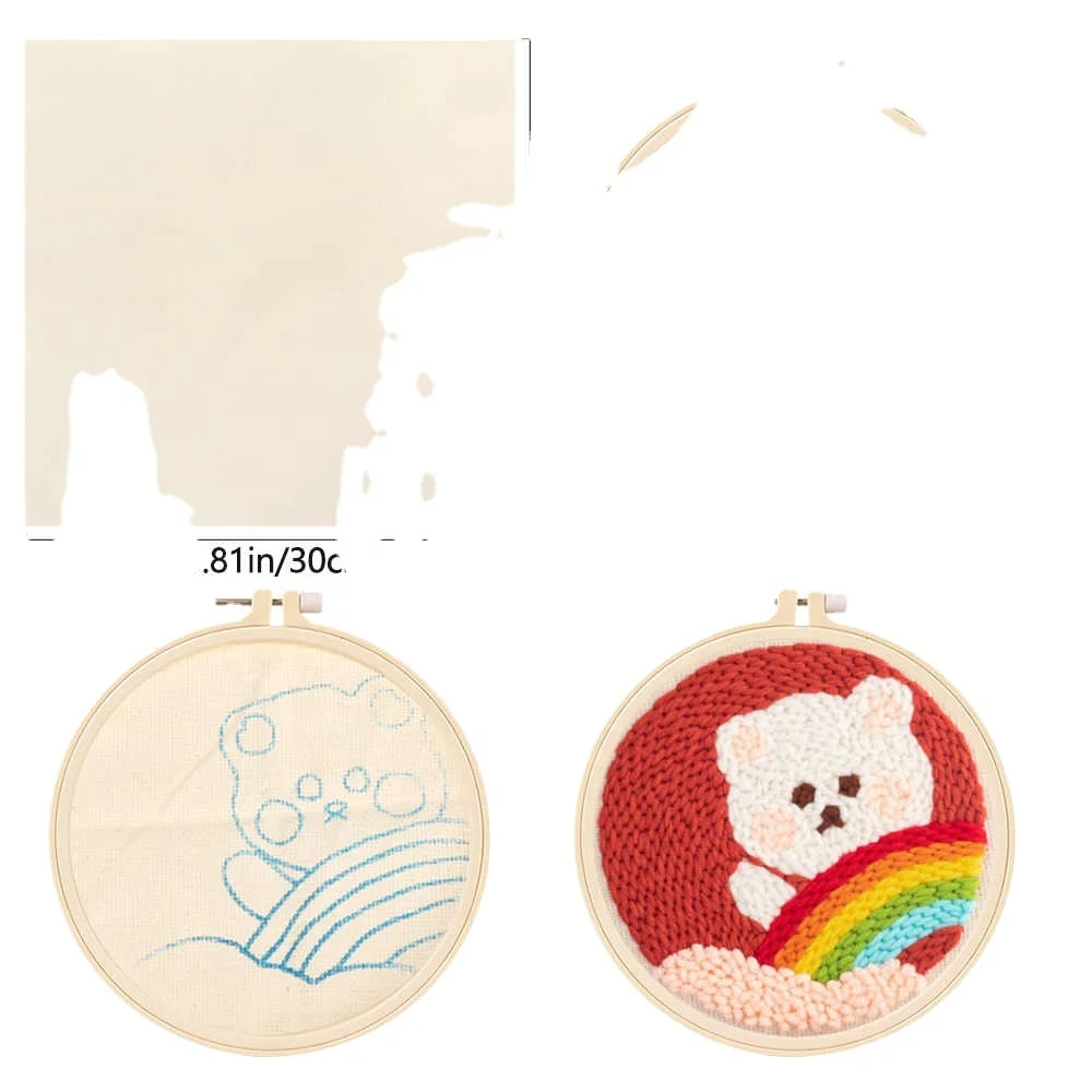 Набор материалов для вышивки «сделай сам» начинающих ручная вышивка с кольцом украшение дома крестиком