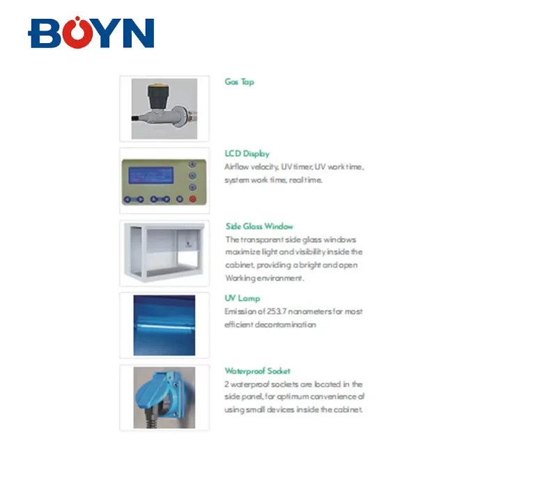 BLFC-H Laboratory LCD Display Medical Clean Bench Vertical Air Horizontal Laminar Flow Cabinet with Best Price