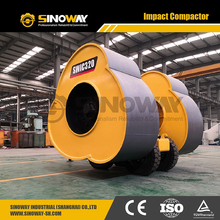Trilateral Impact Roller 6820 6825 6830 6835 Impact Compacting Roller in Indonesia for sale