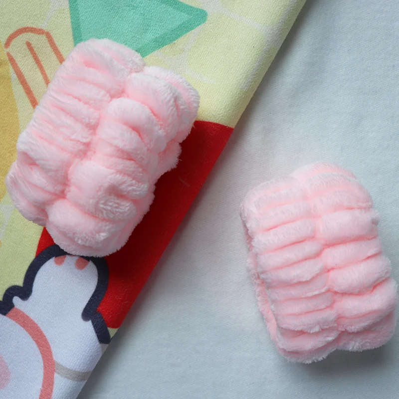 Private Label No Drip Cleansing Cuffs Elastic Spa Wrist Washband For Wiping Sweat