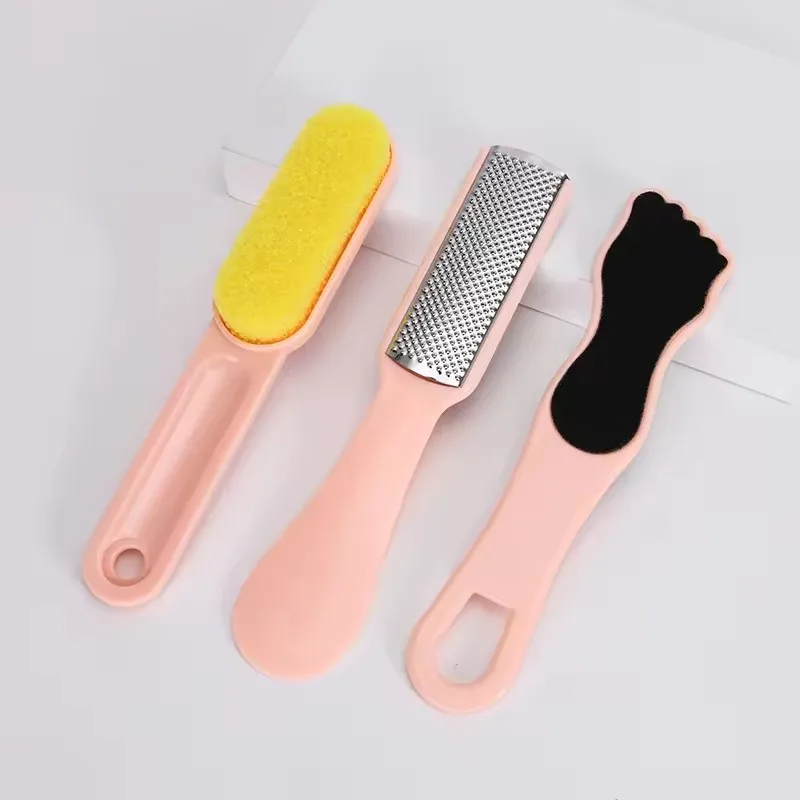 Multifunction Professional 9pcs Light Orange Manicure Pedicure Set Nail Care