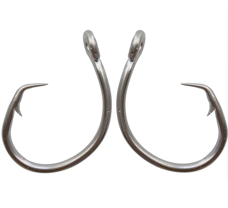 Круглый рыболовный крючок для ловли тунца 39960, высококачественные рыболовные крючки из нержавеющей стали для морской воды