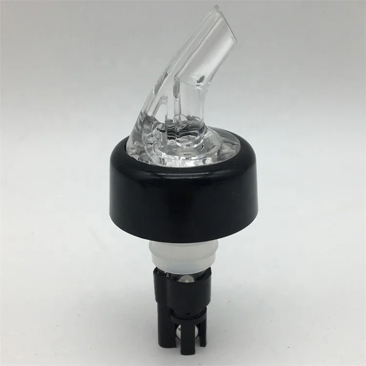 Bar Stainless Steel Plastic Measured 1/2/3/4/5 oz Olive Oil Vinegar Wine Bottle Liquor Speed Tapered Spout Pourer Dispenser