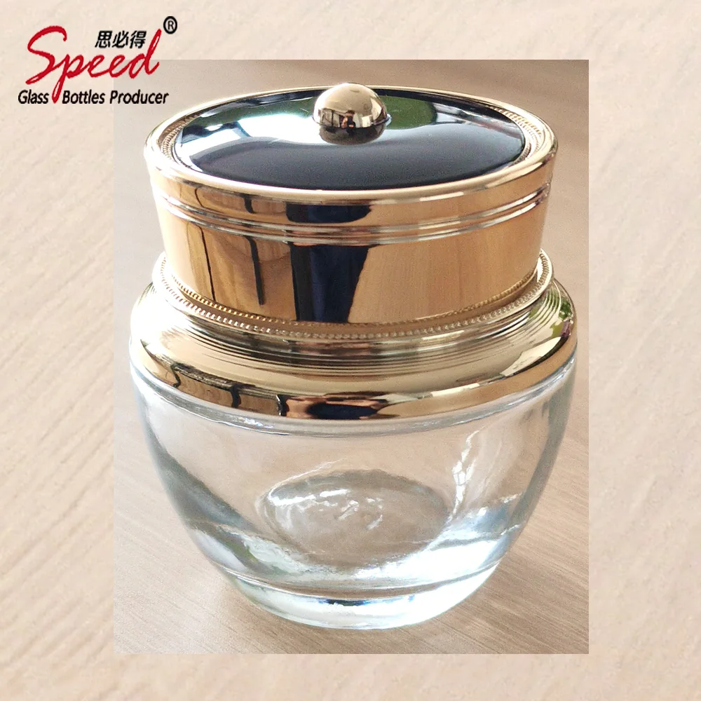 30 ml 45 ml 55 ml Luxury skincare packaging glass cosmetic cream jar