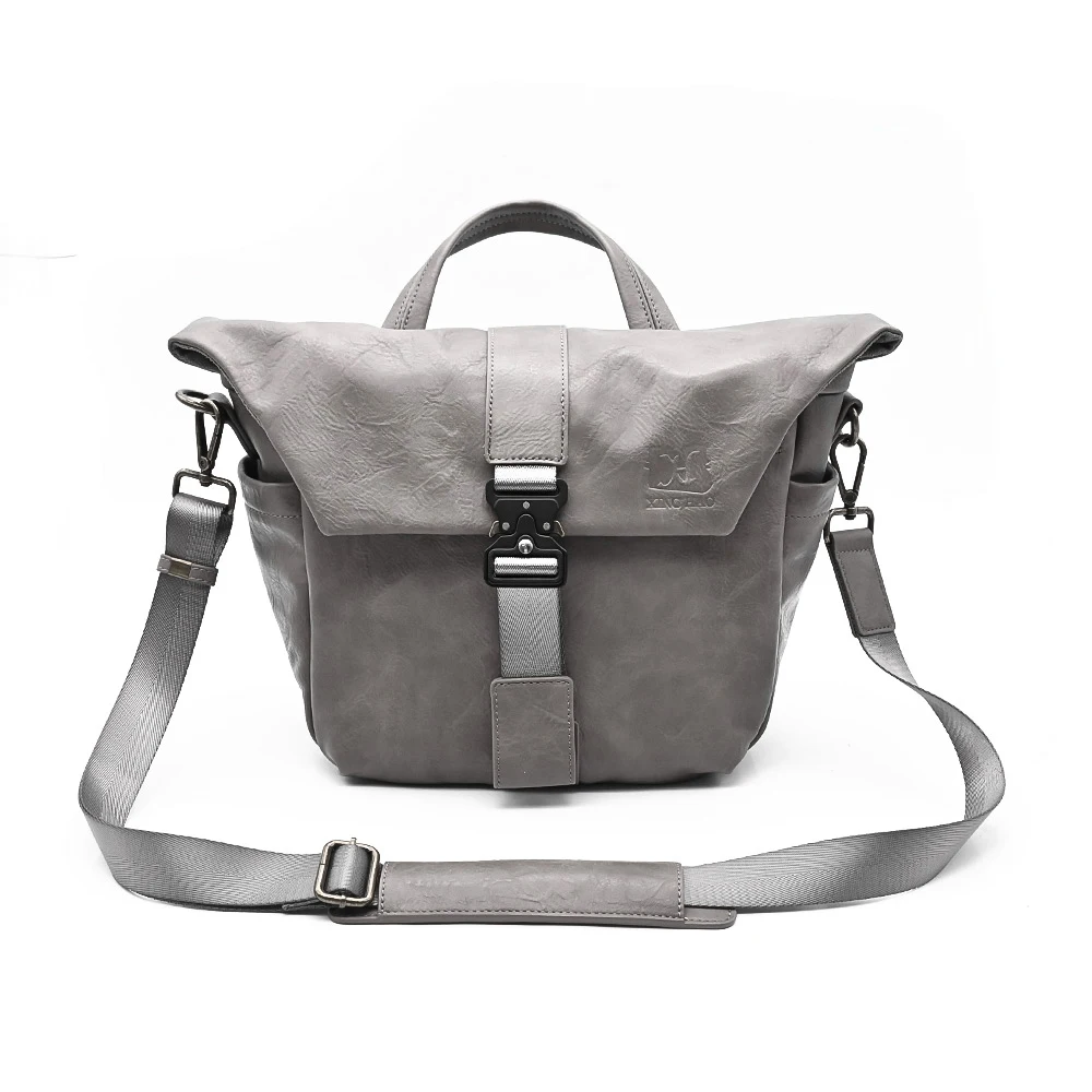 New Designed Leather Camera Bags For Photography Custom LOGO DSLR Camera Bag Crossbody