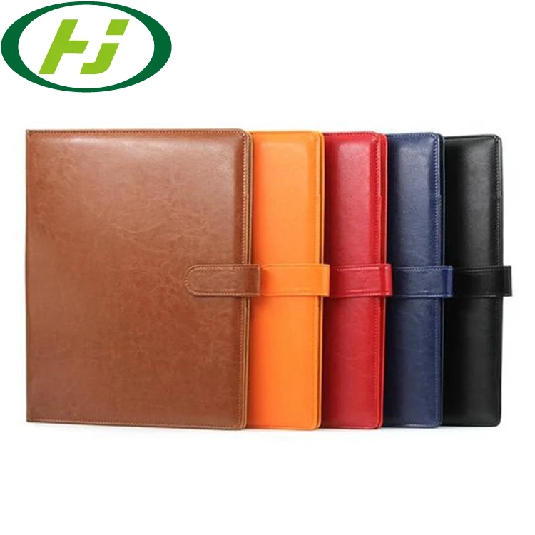 New Design Custom Logo Zipper Document ID Card PU Leather Portfolio Folder With Ipad 4 Holder