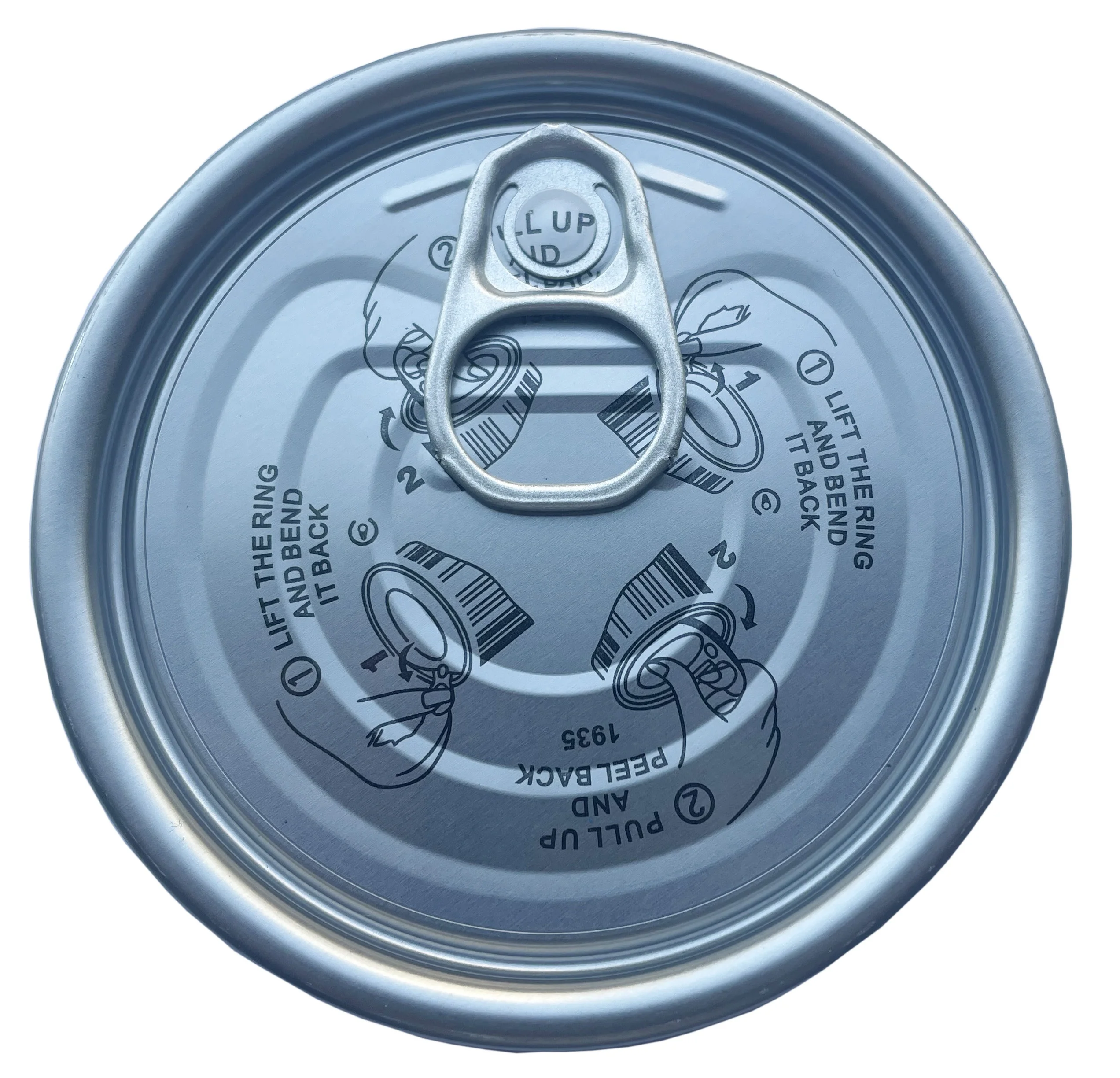 Wholesale # 401 99mm lid manufacturer tin lid open easi