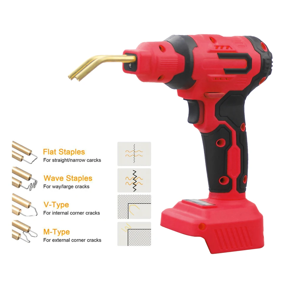 40W Lithium Battery Powered Portable Mini Car Bumper Repair Welding Machine Cordless Plastic Welder Gun