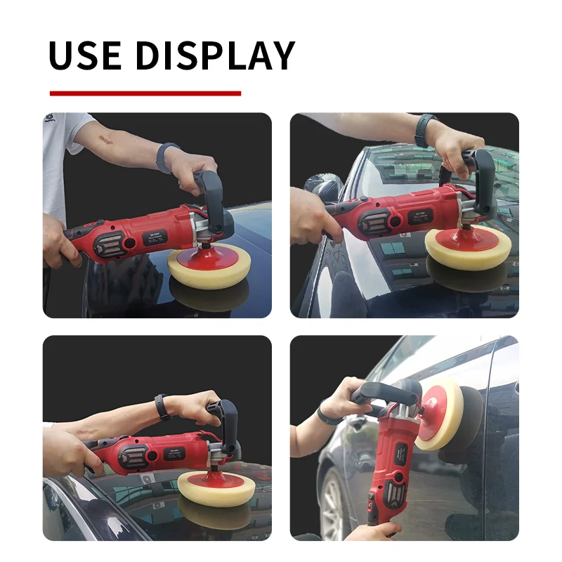 Industry Level 1500w Original Powerflex NRG Type 1500w 180mm Rotary Car Polisher