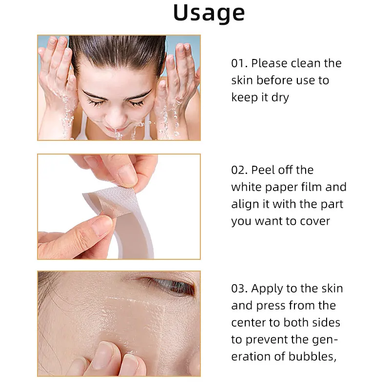 Waterproof Medical Silicone Scar Sheets Repair skin gel Scar Removal Patch Silicone Scar Tape