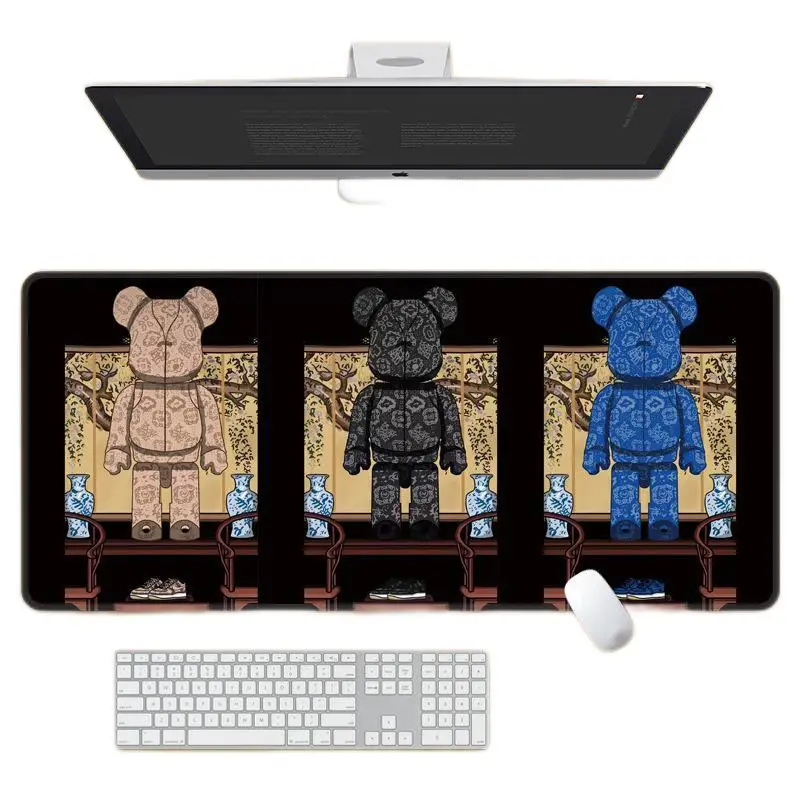 Большие коврики для мыши Bearbrick Instyle игровая мышь резиновые Настольный коврик
