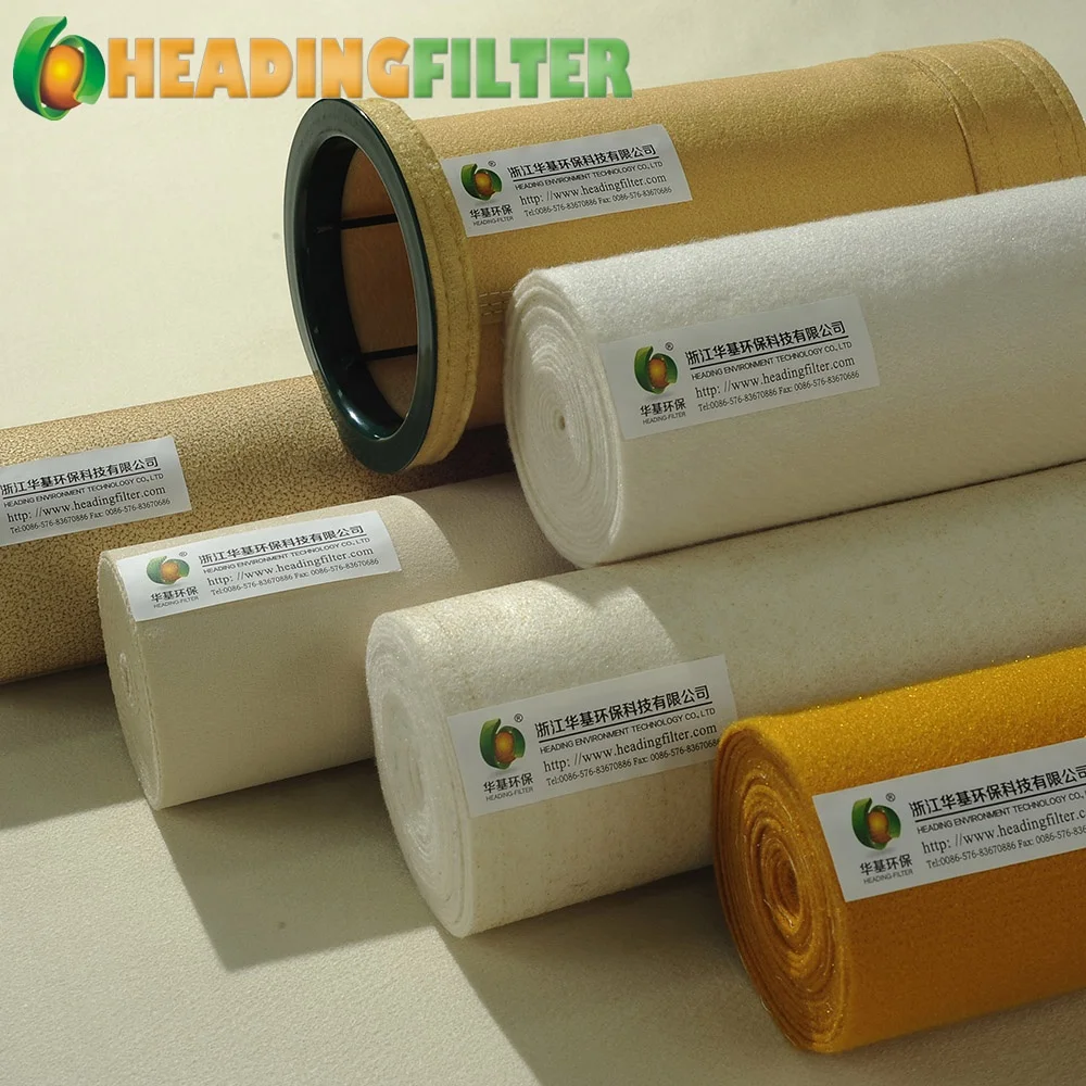 Nonwoven Polyester Needle Felt Filter Cloth For Dust Collector Baghouse Filter Bags Air Filtration
