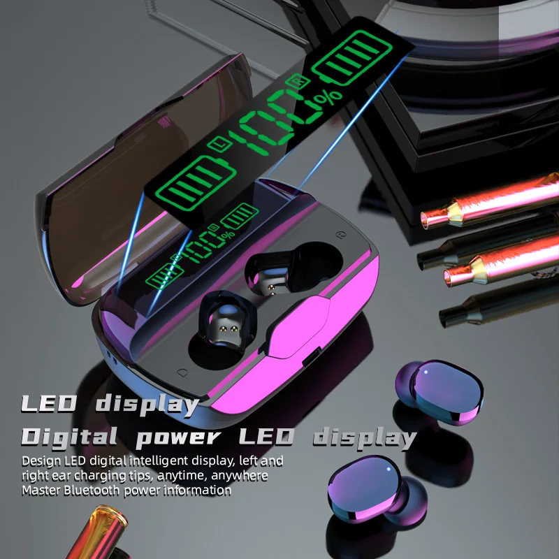 Беспроводные наушники E30, игровые наушники, лидер продаж, игровые наушники TWS, беспроводная гарнитура с портативным внешним аккумулятором F9