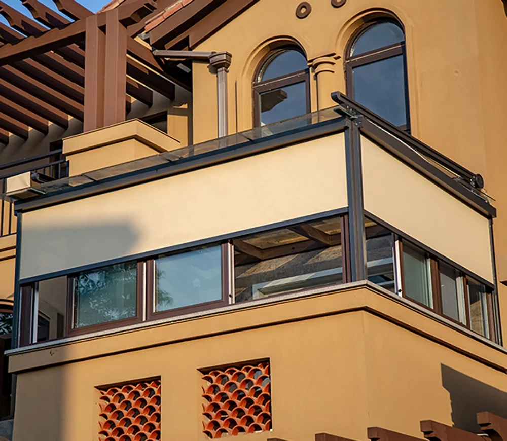 
Waterproof Electric Blackout Motorized Outdoor Indoor Roller Blinds for Window Shades 