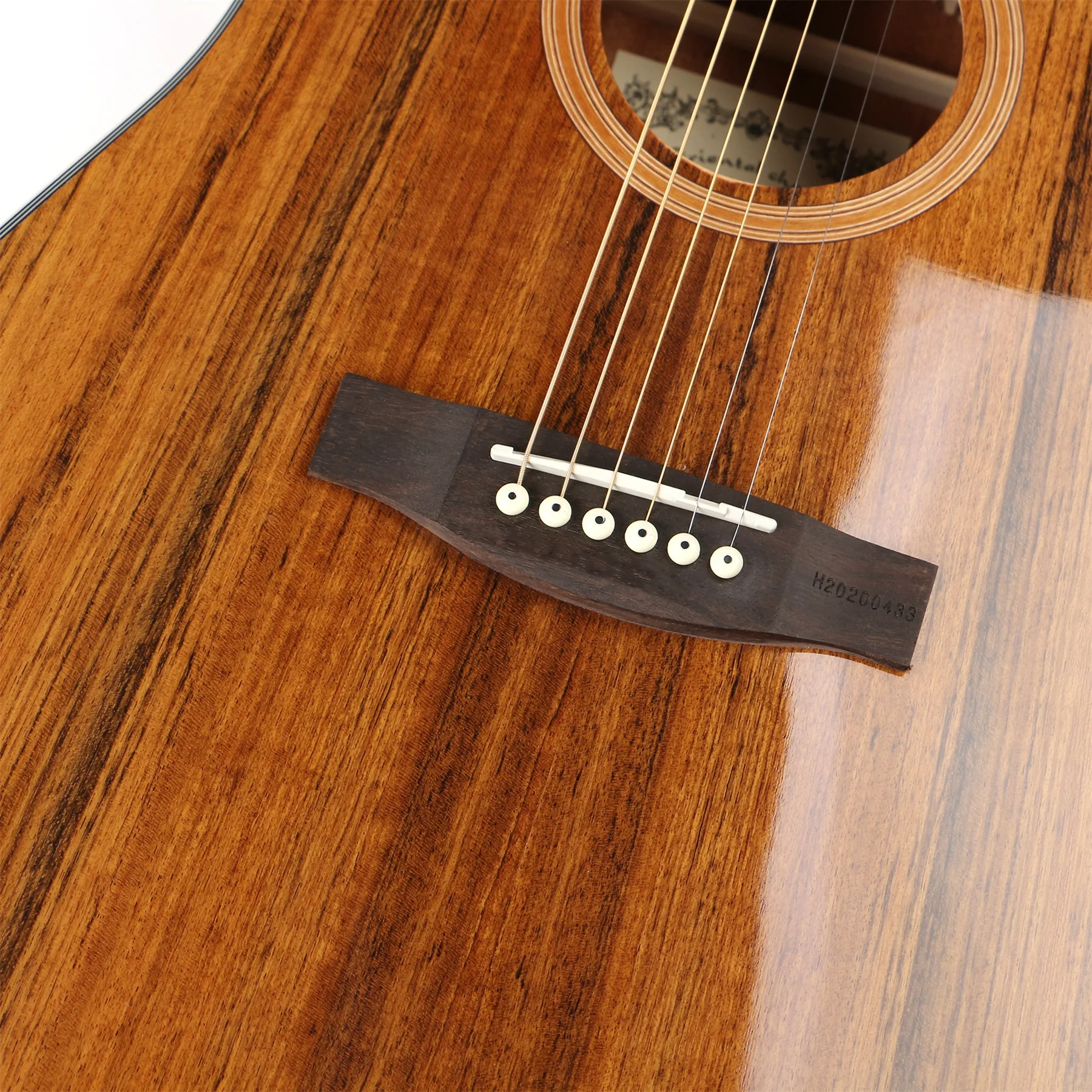 Factory custom 40 inch size high end acoustic guitar electric