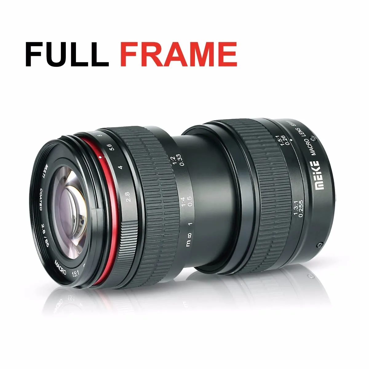 
Hot Selling Manual Focus Aspherical Medium Telephoto Full Frame Macro Lens MEIKE MK-85mm f2.8 for Can/Nik/Son/Fuji/M4/3Cameras 