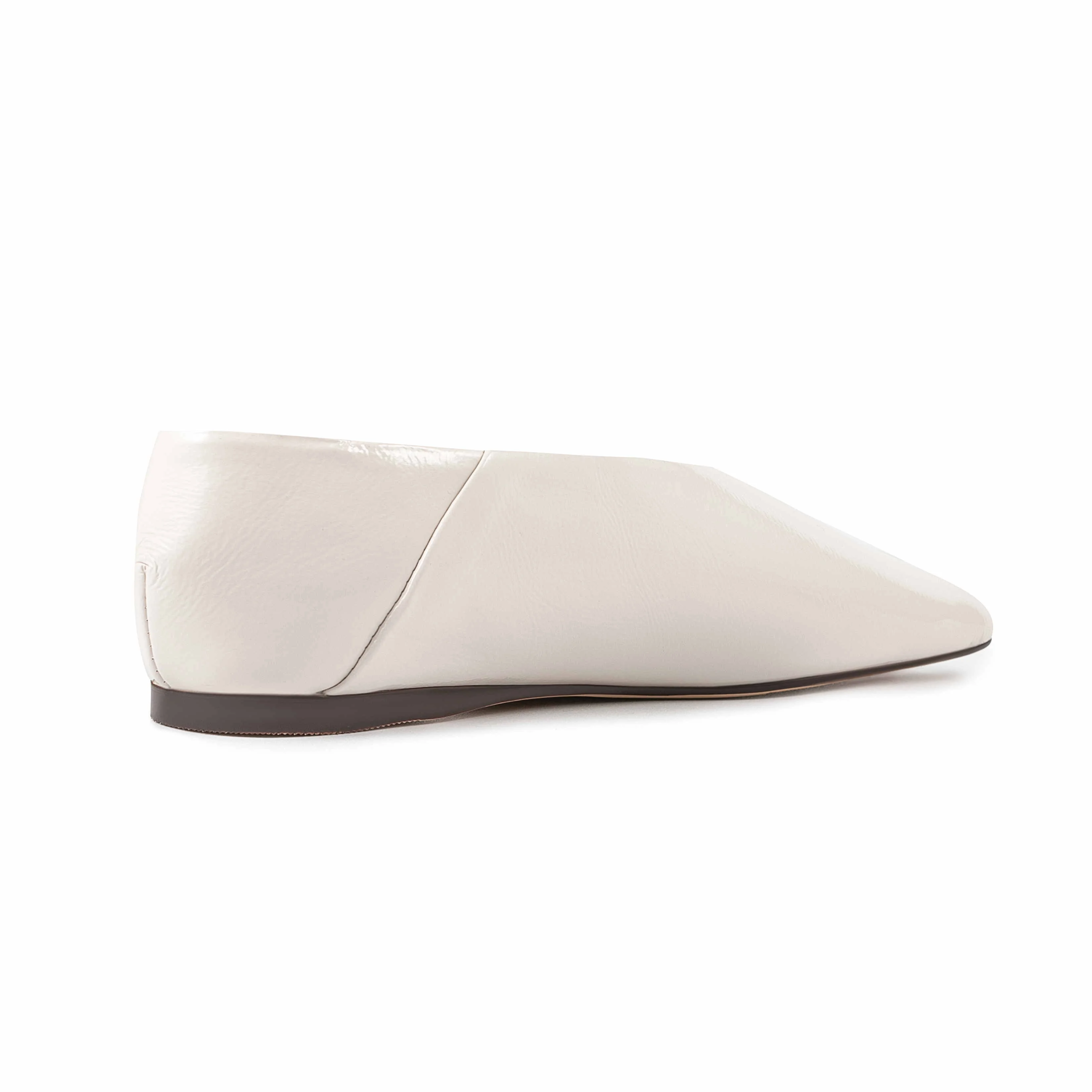 Comfort Black Cow Patent Leather Women Square Toe Ballet Flats Ladies Office Job Shoes