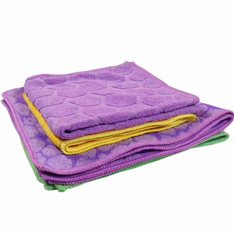Fashion Microfiber Car Wiping Jacquard Bath Terry Towel Polyester Polyamide