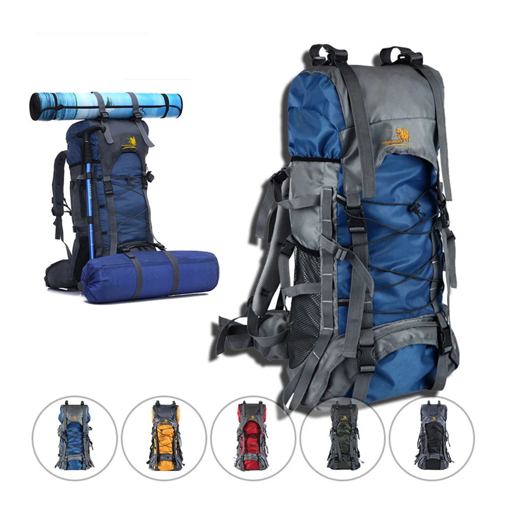 Wholesale 60L Backpack Waterproof Outdoor Sports Bag Mountaineering Camping Hiking Backpack