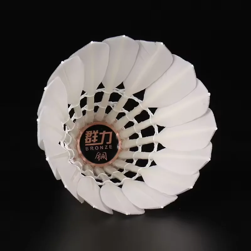 KUNLI Competition Badminton Product Goose Feather Shuttlecock Oem For Professional Player Training