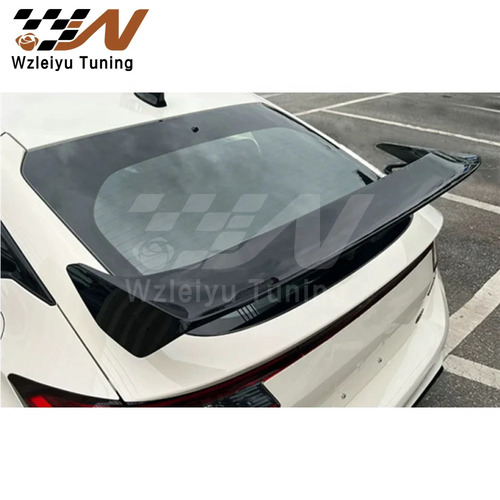 Type R Style Carbon Fiber Rear Trunk Spoiler Wing Fit For Honda Civic 11 FE1 FL1 FL5 2022 Hatchback High Quality Fitment