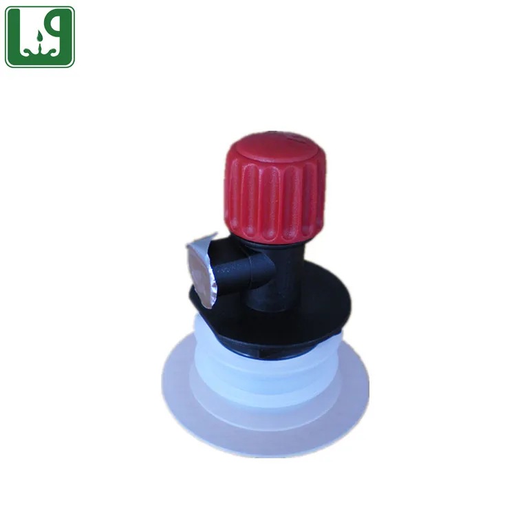 Factory direct sale plastic BIB spout cap for flexible pouch bag