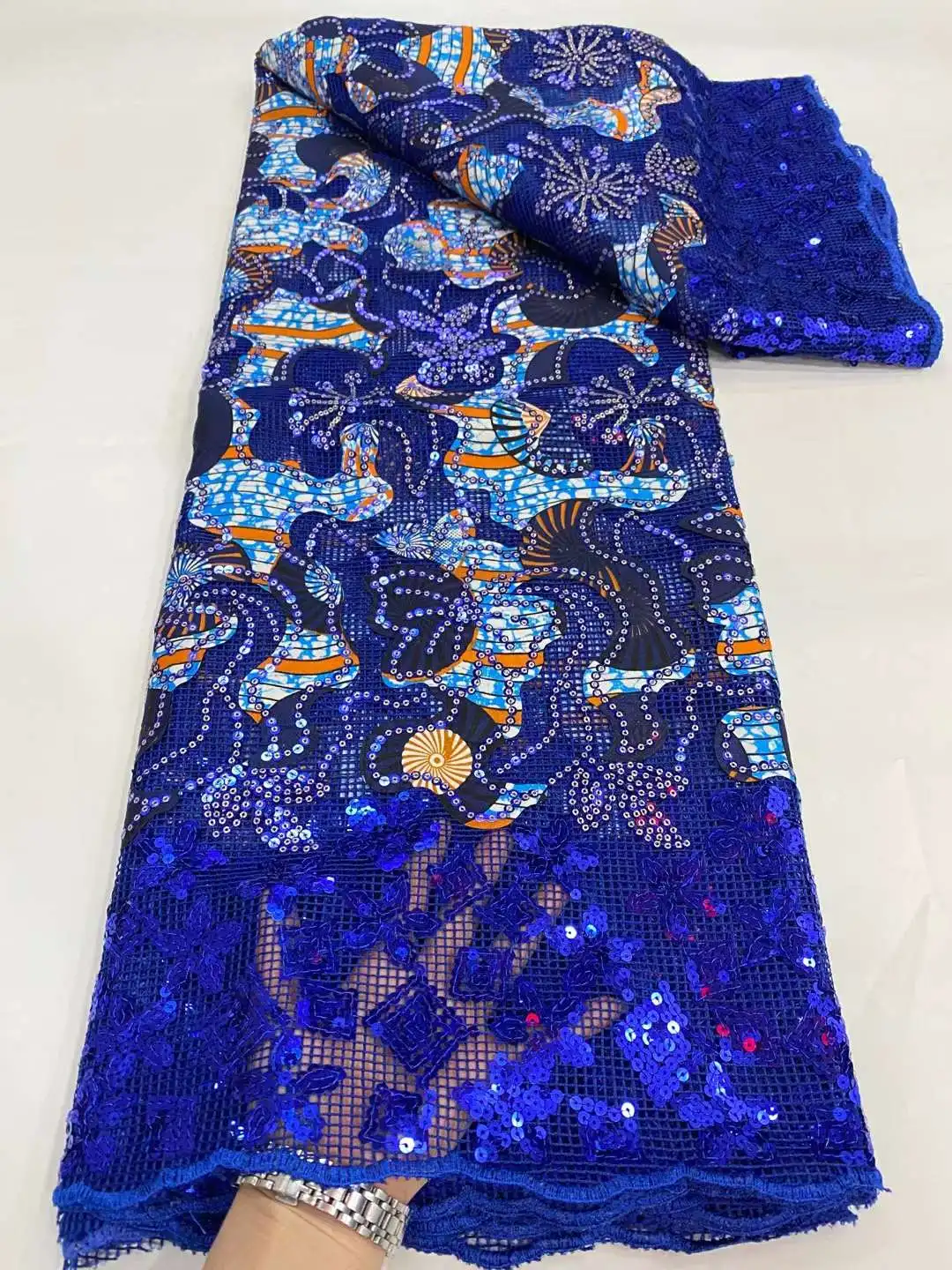 VDP0207-16 net lace embroidery luxury lace fabric