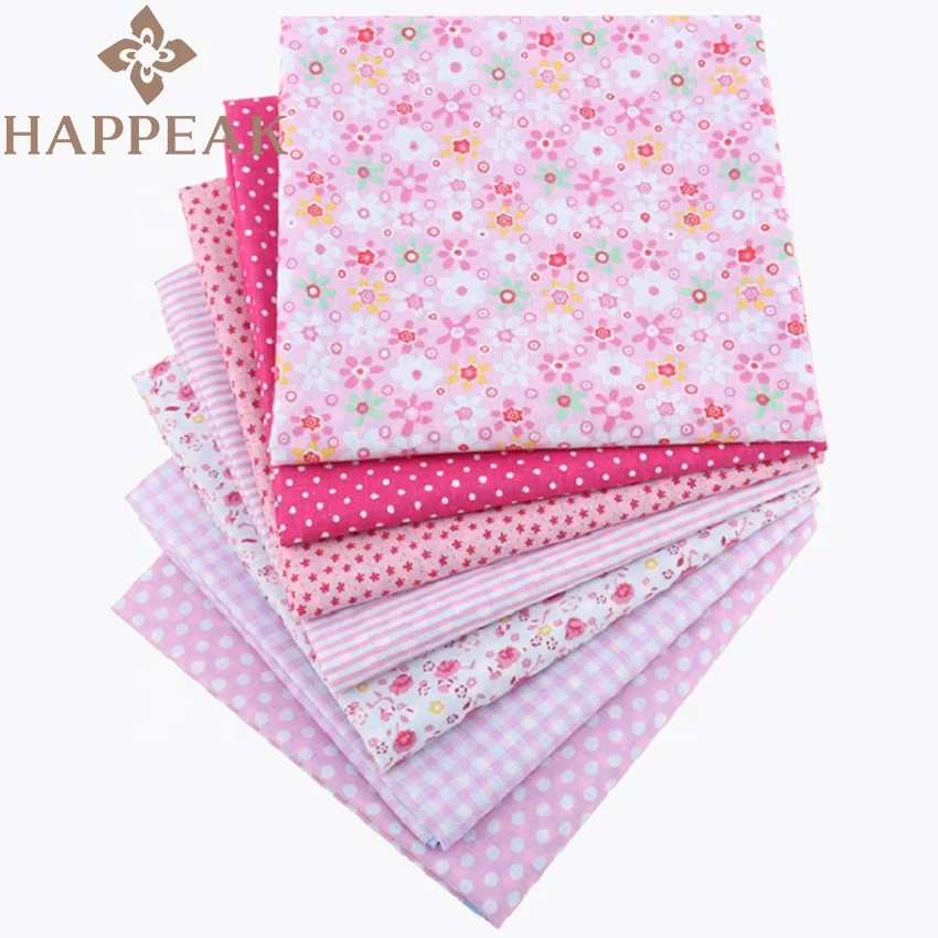 HAPPEAK Precut ткань 7 шт. в наборе 10X10 дюймов квадратный 25 см хлопчатобумажная многоцветная печатная стеганая