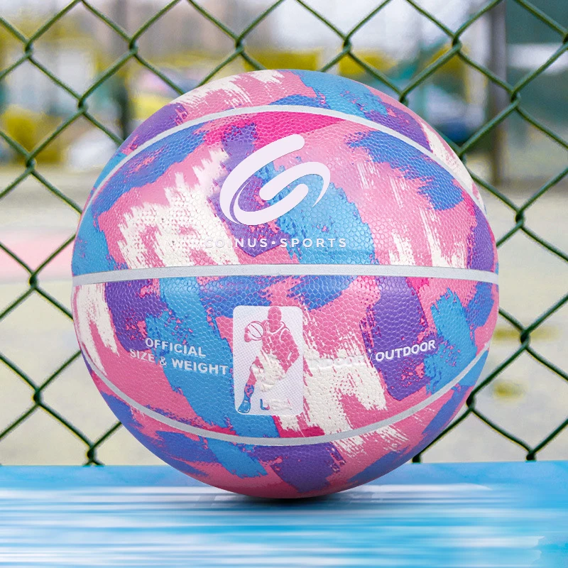 High Quality Size 5 6 7 Basketball Ball Custom Graphic Kids Basketball Ball For Freestyle