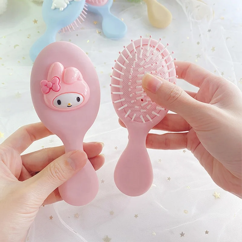 Adorable cartoon baby hair brush detangling brush for black natural hair kids hair brush