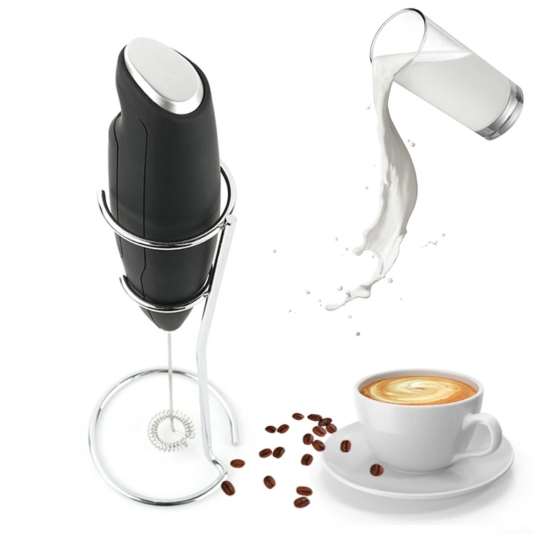 Professional Manufacturer Stainless Steel Battery Operated Electric Coffee Foam Maker New Electric Coffee Frother