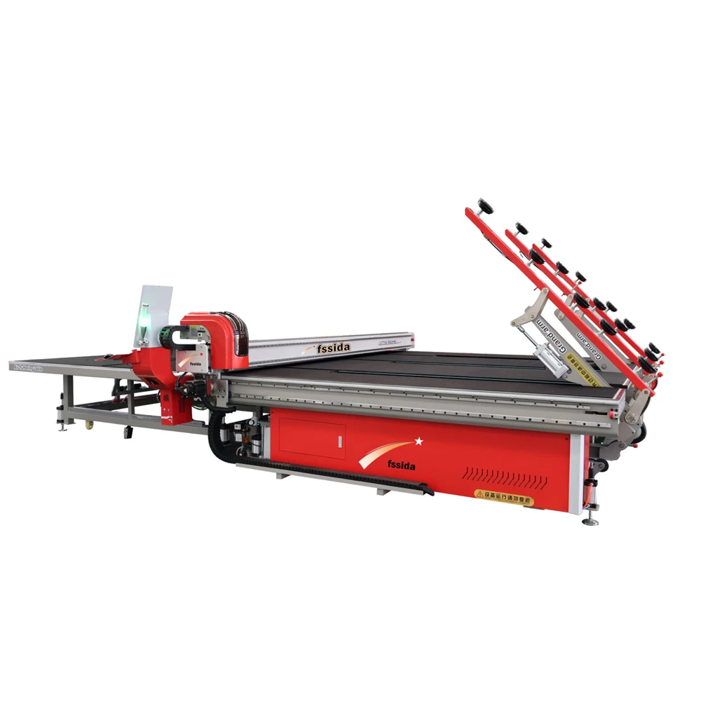 High Power Glass Cutting Equipment Production Line Automatic Glass Cutting Making Machine