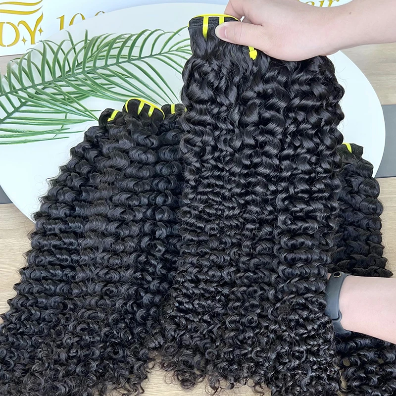 Hair Vendors Wholesale Cuticle Aligned 100% Unprocessed Raw Vietnam Human Hair Deep Curly Bundles
